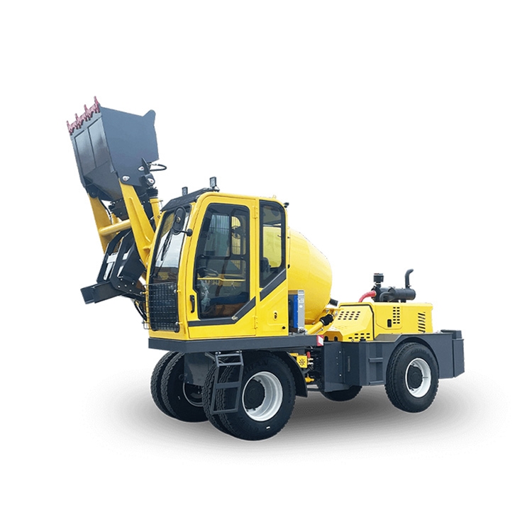 Automatic feeding mixer truck